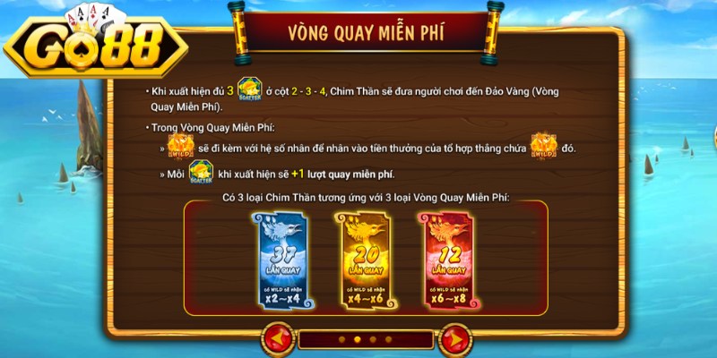 Ăn Khế Trả Vàng GO88 - Nổ Hũ Đỉnh Cao, Chơi Là Thắng Lớn 2 Vòng quay miễn phí trong game Ăn Khế Trả Vàng GO88